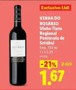 Lidl VINHA DO ROSÁRIO promoção