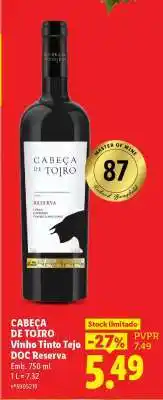 Lidl CABEÇA DE TOIRO promoção