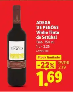 Lidl ADEGA DE PEGÕES promoção
