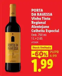 Lidl PORTA DA RAVESSA promoção