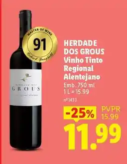 Lidl HERDADE DOS GROUS promoção