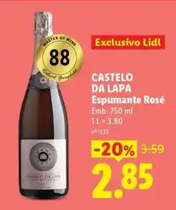 Lidl CASTELO DA LAPA Espumante Rosé promoção