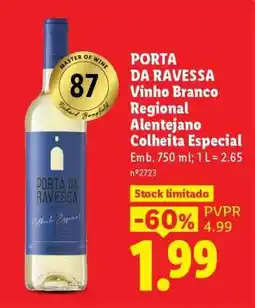 Lidl PORTA DA RAVESSA promoção