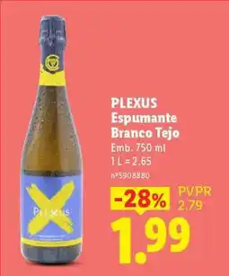 Lidl PLEXUS Espumante Branco Tejo promoção