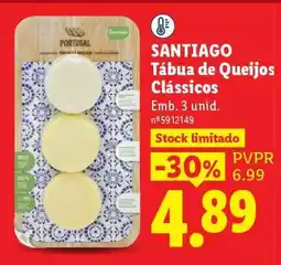 Lidl SANTIAGO Tábua de Queijos Clássicos promoção