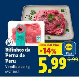 Lidl Bifinhos da Perna de Peru promoção