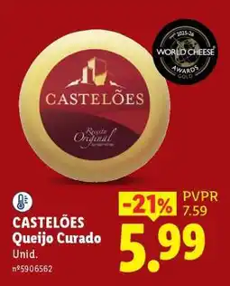 Lidl Castelões Queijo Curado promoção