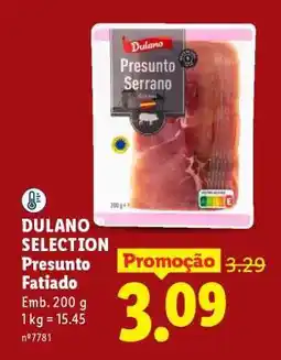 Lidl Dulano Selection Presunto Fatiado promoção