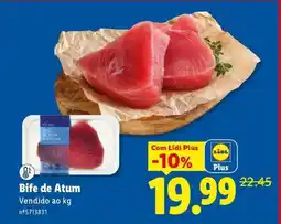 Lidl Bife de Atum promoção