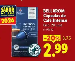 Lidl Bellarom Cápsulas de Café Intenso promoção