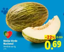 Lidl Melão Verde Nacional promoção