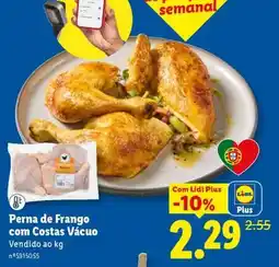 Lidl Perna de Frango com Costas Vácuo promoção