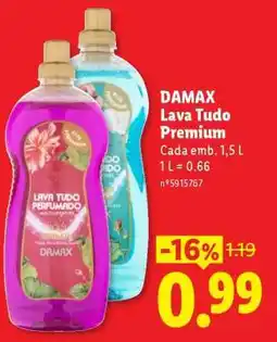 Lidl DAMAX Lava Tudo Premium promoção
