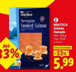 Lidl NAUTICA Salmão Fumado promoção
