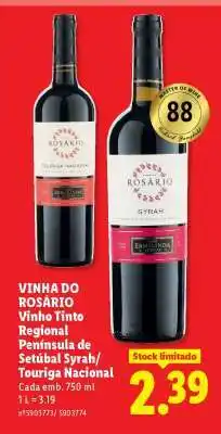 Lidl VINHA DO ROSÁRIO promoção