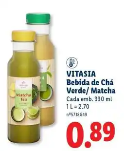 Lidl VITASIA Bebida de Chá Verde/Matcha promoção