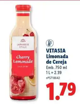 Lidl VITASIA Limonada de Cereja promoção
