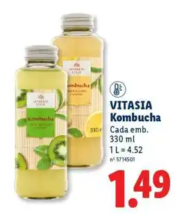 Lidl VITASIA Kombucha promoção