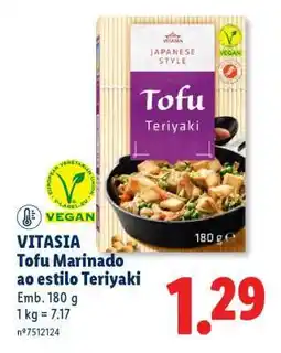 Lidl VITASIA Tofu Marinado ao estilo Teriyaki promoção