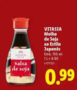 Lidl VITASIA Molho de Soja ao Estilo Japonês promoção