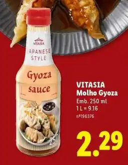 Lidl Vitasia Molho Gyoza promoção