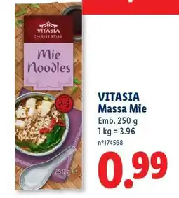 Lidl VITASIA Massa Mie promoção