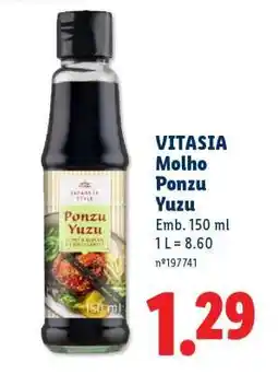 Lidl VITASIA Molho Ponzu Yuzu promoção