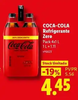 Lidl COCA-COLA Refrigerante Zero promoção