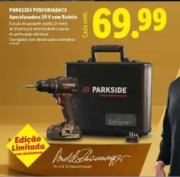 Lidl PARKSIDE PERFORMANCE Aparafusadora 20 V com Bateria promoção