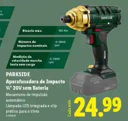 Lidl PARKSIDE promoção