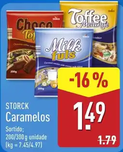 ALDI Storck Caramelos promoção