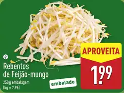 ALDI Rebentos de Feijão-mungo promoção