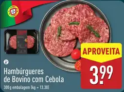 ALDI Hambúrgueres de Bovino com Cebola promoção