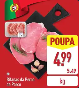 ALDI Bifanas da Perna de Porco promoção