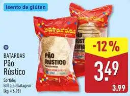 ALDI Batardas Pão Rústico promoção