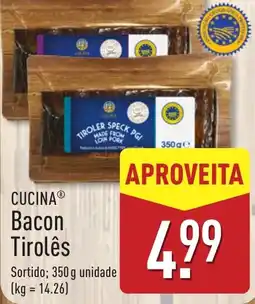 ALDI Cucina bacon tirolês promoção