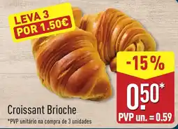 ALDI Croissant Brioche promoção