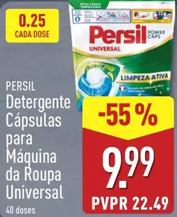 ALDI persil detergente cápsulas para máquina da roupa universal promoção