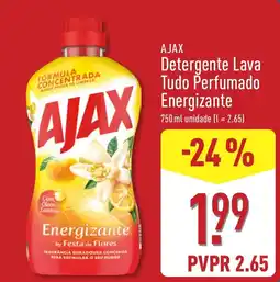 ALDI ajax detergente lava tudo perfumado energizante promoção