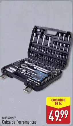 ALDI Workzone caixa de ferramentas promoção