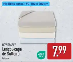 ALDI Lençol-capade solteiro novitesse promoção