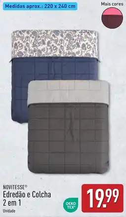 ALDI Novitesse Edredão e Colcha 2 em 1 promoção
