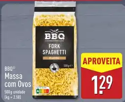 ALDI Bbq massa com ovos promoção