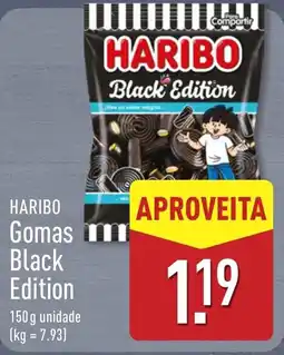 ALDI haribo gomas black edition promoção