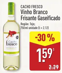 ALDI Cacho Fresco Vinho Branco Frisante Gaseificado promoção
