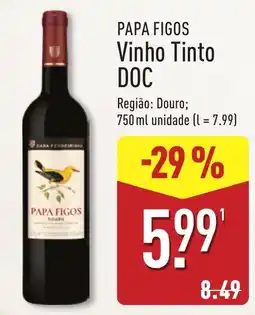 ALDI Papa Figos Vinho Tinto promoção