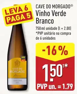 ALDI Cave do Morgado Vinho Verde Branco promoção