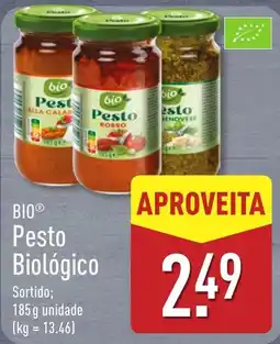ALDI Bio Pesto Biológico promoção