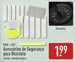 ALDI Ride + Go acessórios de segurança para bicicleta promoção