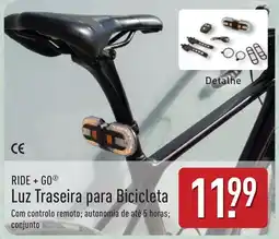 ALDI Ride + Go luz traseira para bicicleta promoção
